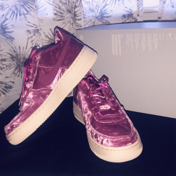 nike air force 1 purple velvet